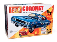 MPC 1:25 Scale 1968 Dodge Coronet w/Trailer Plastic Model Kit