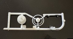 Polar Lights 1/25 1966 Batmobile Model Kit Parts Afterburner, Rocket Tube Mount+