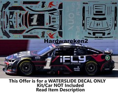 NASCAR DECAL # 1 iFLY INDOOR SKYDIVING – ONX 2022 CAMARO ROSS CHASTAIN 1/24