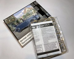 Master Box German military car, Type 170V, Tourenwagen w/crew, WWII 35113 New