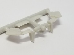 1958 Edsel Pacer HOOD HINGES from AMT 1:25 Model Kit 58
