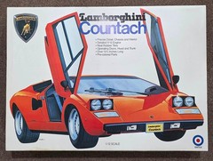 Entex 1/12 Lamborghini Countach LP400 Model Kit 9051 w/Box Mint