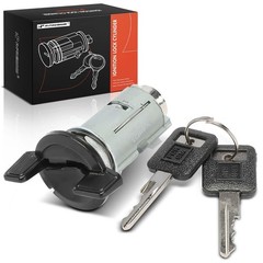 A-Premium Ignition Lock Cylinder with 2 keys Compatible with Chevrolet, GMC, Bui