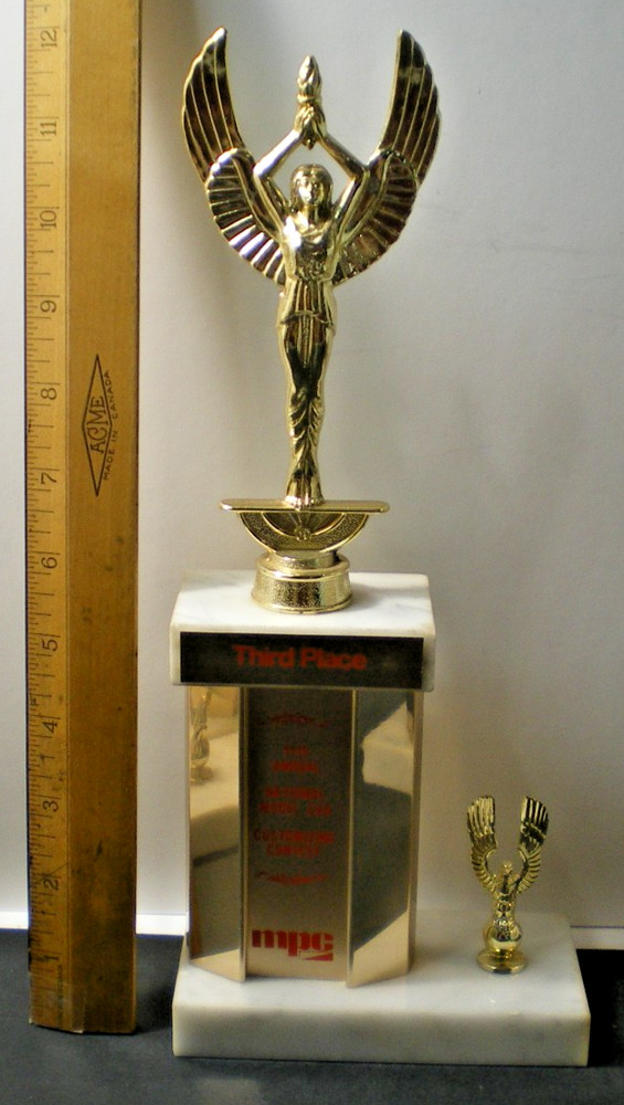 11th annual 1979 MPC National Model Car Customizing Contest Third Place Trophy