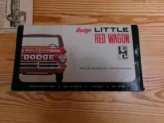 Vintage 1966 Issue IMC #107-200 Dodge Little Red Wagon Model 6/27