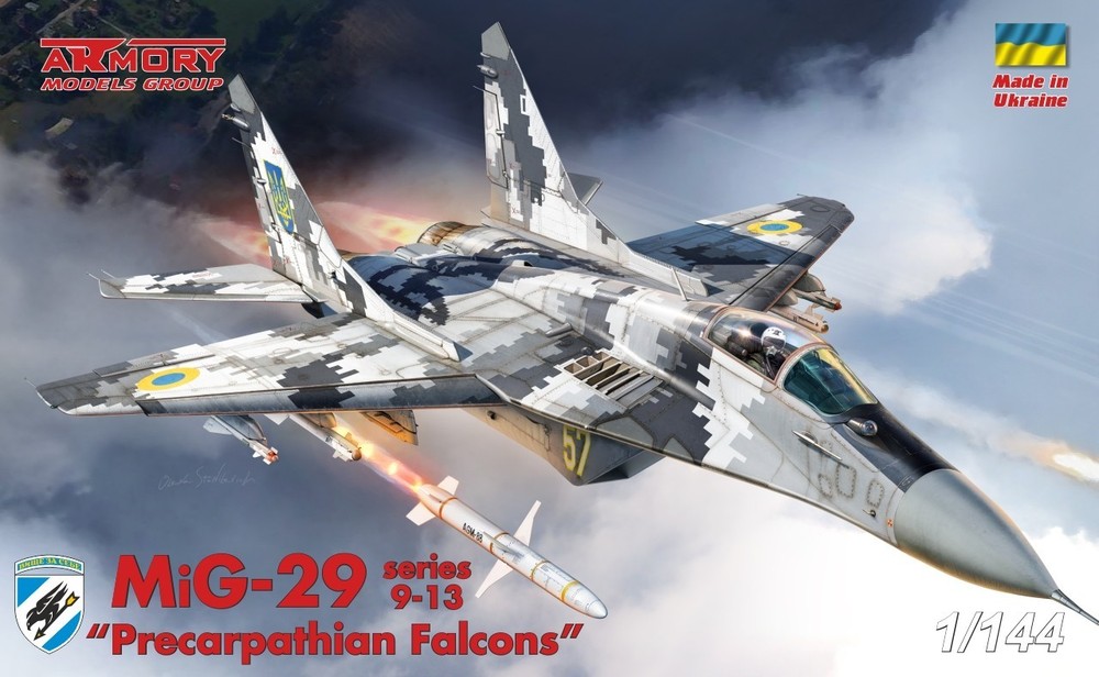 MiG-29 series 9-13, 114th Brigade “Precarpathian Falcons” 1/144 Armory 14710