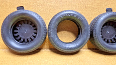 1969 Chevy Camaro Z/28 SET WIDE TIRES BIG 1/12 Scale Monogram Model Kit PARTS
