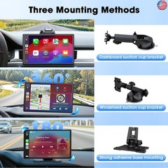 Carplay Screen for Car, 9” Wireless CarPlay & Android Auto- Upgrade