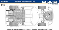DAB 1/24 GT40 Mk.I Transkit for Fujimi/Revell Kit