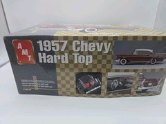 1957 Chevy Hard Top, 1:25 Scale Model. New Box Is Open. Skill Level 2