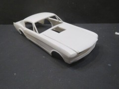 NEW Good Stuff 66′ Mustang Longnose 1/25 Resin Body from Fremont Racing