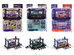 Model Kit 3 piece Car Set Release 80 1/64 Limited Edition by M2 Machines