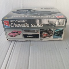 Vintage AMT ERT 1967 Chevrolet Chevelle SS396 1/25 Model Kit 6052 New Open Box