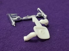 2021 Dodge Charger Hellcat OVERHEAD CONSOLE & MIRROR from 1:25 AMT Model Kit