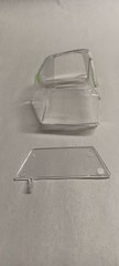 Cab Glass Windshield Peterbilt 359 Cross Country Hauler 1/25 AMT Back Window