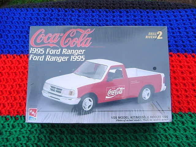 AMT ERTL 1995 COCA COLA FORD RANGER 1/25 MODEL KIT SEALED