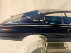 Body Shell 1967 Dodge Charger 1/25 MPC, grill, clear hood, 2 tires with wheels,
