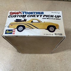 1977 Revell Snap Together Custom Chevy Pick-Up Model Box Only