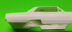 Body 65 1965 Chevy Chevelle AWB Funny Drag Car 1/25 AMT Hood Glass Bumper