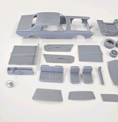 ABS-LIKE RESIN 3D PRINTED 1/25 1967 MERCURY COUGAR FULL KIT