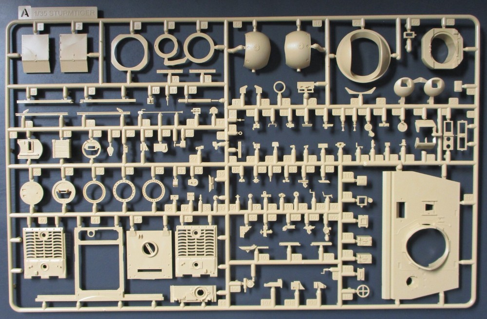 Rye Field Models 1/35th Scale Sturmtiger – Parts Tree A from Kit No. 5012