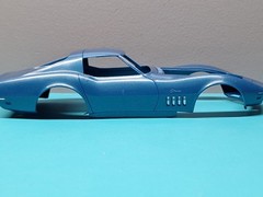 Revell AMT Ertl Monogram MPC 1/25 Model Part 1969 Corvette Body Kit Motion