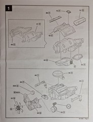 GM 4.1L ENGINE PARTS – 84 CADILLAC LOWRIDER – REVELL 4991 – MODEL CAR KIT LOT