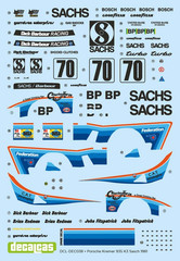 Decalcas 1:24 Scale Decal Porsche Kremer 935 K3 Dick Barbour 1980 # DCL-DEC0038