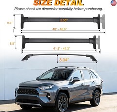 Nilight Roof Rack Cross Bars Fit for Toyota RAV4 2019 2020 2021 2022 2023