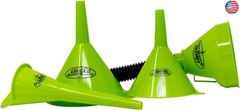 Hot Shot?s Secret 4 Piece Funnel Set for Automotive Use in Various Sizes,