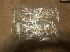 Honda F-1Tamiya 1/12 BS1211 Sprue G: Wheels and Exhaust