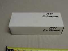 1981 Chevrolet El Camino 1/25 AMT dealer promo car brown sandstone box RZ
