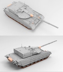 Amusing Hobby 35A064 1/35 Russian Main Battle Tank Black Eagle Object 640 model