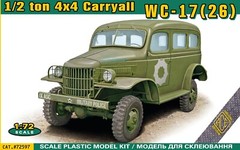 1/2 ton 4×4 Carryall WC-17(26) (Plastic model kit) 1/72 ACE 72597
