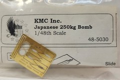 KMC Inc 1/48 PHOTOETCHED Accessories Japanese 250kg Bomb Model Kit 48-5030