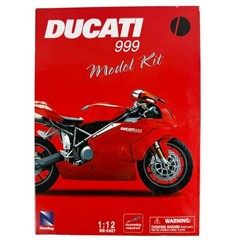 New Ray Ducati 999 1:12 Die Cast Red Motorcycle Model Kit NEW