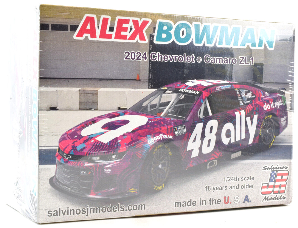 Salvinos JR Models “Ally” Alex Bowman 2024 Camaro ZL1 Nascar 1/24 Car Kit