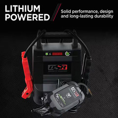 DSR Pro 2000A Lithium Car Battery Jump Starter and Portable Power Pack, 12V for