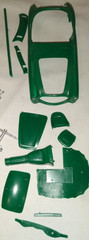 1961 REVELL AUSTIN HEALEY COMPETITION ORIGINAL ISSUE MODEL KIT # H-1244-14 & BOX
