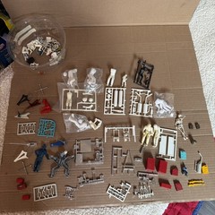 Vintage Amt MPC Revell Assorted Put Crew Parts Fire Extinguishers Tools Gas Cans