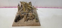 Tamiya 1/35 WWII German 88mm Flak 36/37 DAK Afrika Korps Built Model Diorama