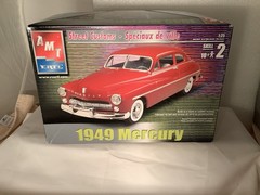AMT ERTL #31762 1:25 Scale ‘49 Mercury Open Box Parts Are In Plastic Bags sealed