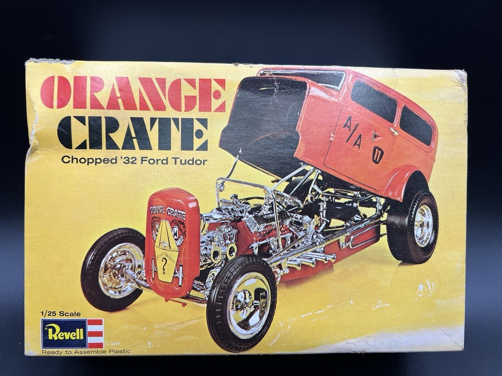 Vintage Revell Orange Crate Original Issue