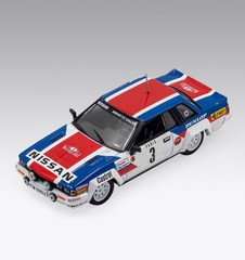UNUSED WRC NISSAN 240 RS SALONEN 1:43 RALLY SCALE MODEL 1:43 BUBBLE DIECAST