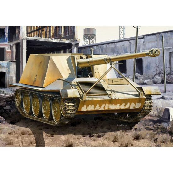 Dragon #6728 1/35 Ardelt-Rheinmetall 8.8cm PaK 43 Waffentrager – Smart Kit