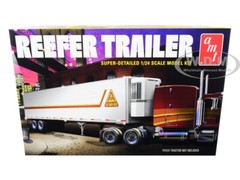SKILL 3 MODEL KIT REEFER TRAILER 1/25 SCALE MODEL BY AMT AMT1170