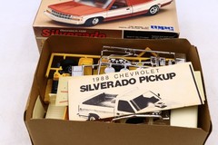 MPC 1988 Chevrolet C-1500 Silverado Model Kit Started Pickup 6096 RARE 1987 OBS
