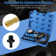 Oil Pressure Tester Tool, Oil Pressure Gauge Kit, 0-140 PSI Pressure Test Diagno