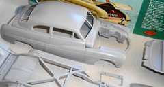 AMT TROPHY SERIES ’49 MERCURY 3 in 1 CUSTOMIZING KIT 1/25 grey plastic
