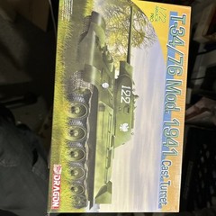 Dragon 7262 1/72 WW.II Soviet T-34/76 Mod.1941 Cast Turret Tank Model Kit